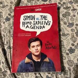 Red 'Simon vs. the Homo Sapiens Agenda' Book by Becky Albertalli
